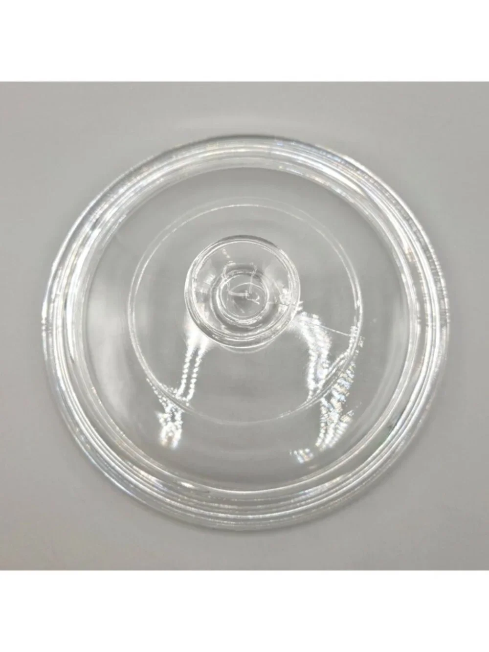 Vintage Corning Glass Replacement Lid 7” Round Casserole Cover L21C USA Clear